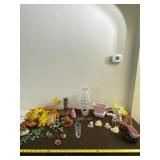 Duck Planter, Marbles, Wind Chime with Everything