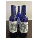 5 Empty Homestead Wine Bottles