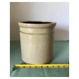 Speckled Beige Glazed Crock