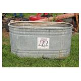 80 gal Galvanized Trough