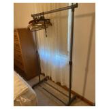 Portable Hanging Clothes Rack on Wheels with