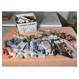 Glass Beads, Lace Lining, Pipe Cleaners, Glitter,