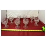 Heisey Victorian Clear Glass Stemware