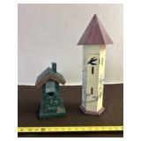 Wooden Bird House Decor