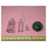 Ink Well and Medicine Bottles