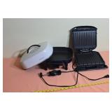 West Bend Electric Skillet, George Foreman Grill
