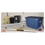 Sterilite Totes Small Waste Cans