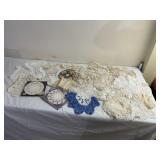 Assortment of lace place matts