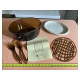 Vintage Visions by Corning Microwave Browning Set