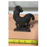 Cast Iron Rooster Magazine Holder