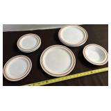 Royalstone Plates and a Bowl