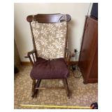 Rocking Chair Measures 15 Inches from Floor to