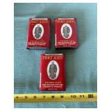 Three Prince Albert Empty Tins with Lids.