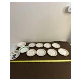 Crowning Fashion Saucer Plates with Bowls one has