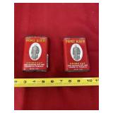 Two Prince Albert Empty Tobacco Tins with Lids.