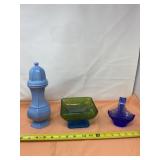 Indiana Glass Pedestal Candy Dish, Art Pottery