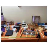 Alarm Clock, Candles, Desk Calculator and All on