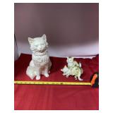 Rock Wood Dist. Company Chalk Ware Style Cat