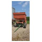 220 bushel gravity flow Wagon on John Deere