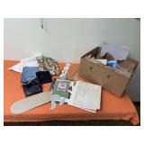 Fabric with Box FULL of Cutting Patterns
