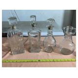 Whiskey Glass Flasks One Missing Topper
