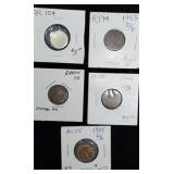 5 Error Pennies
