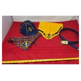 Boy Scout Hat, Belt, Wolf Neckerchief