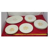 Homer Laughlin Plates Golden Wheat Pattern,