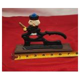 Cast Iron Soldier Nutcracker