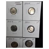 6 Proof Dimes