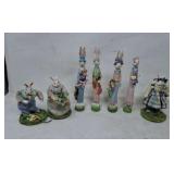 Vintage Pencil Skinny Easter Bunnies One Has Ears