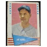 1961 Fleer Joe Kuhel of Washington Senators