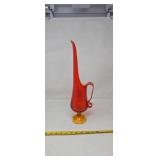 Vintage L.E. Smith Art Glass Pitcher