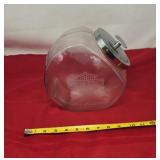 Harley-Davidson Branded Slanted Glass Cookie Jar
