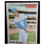 1970 Topps Ernie Banks of Chicago Cubs Baseball