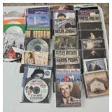 Cds Including  Alan Jackson, Johnny Cash, Wylin