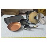 Copper Frying Pan, Cookie Sheet and More