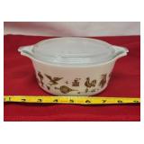 Pyrex Early American Casserole Dish