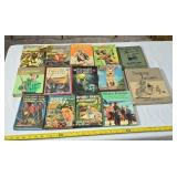 Vintage Books Including Tarzan, Robin Hood , Roy