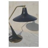 Modern Mid-Century Metal Desk Lamp Brass and