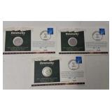 3 2001 Kentucky State Quarter Commemorative Cover