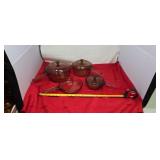 Corning Visions Amber Glass Cookware