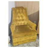 Modern Mid-Century Gold Chair