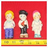 Porcelain Bisque 1940s, Made In Japan, 2 Boys &