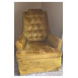 Modern Mid-Century Gold Chair