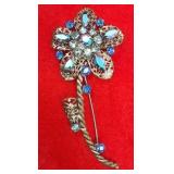 Sterling Silver Brooch Germany .503 OZ