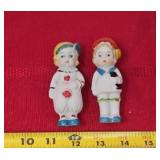 Vintage Porcelain Penny Dolls