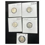 5 Proof Dimes (Uncirculated)