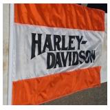 Silk Harley-Davidson Flag 41" by 31"