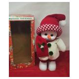 Gemmy Peppermint Twist Musical Snowman